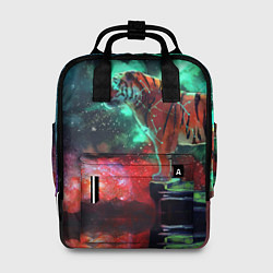 Рюкзак женский Мистик тигр, цвет: 3D-принт