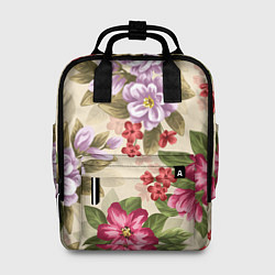 Рюкзак женский Цветочный мотив, цвет: 3D-принт