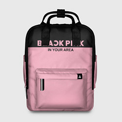 Рюкзак женский Black Pink: In Your Area, цвет: 3D-принт