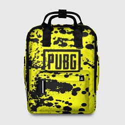 Рюкзак женский PUBG: Yellow Stained, цвет: 3D-принт