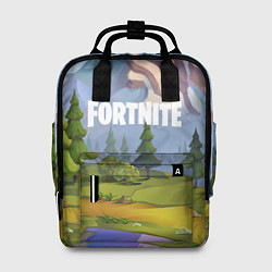 Рюкзак женский Fortnite: Forest View, цвет: 3D-принт