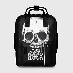 Рюкзак женский Let is Rock, цвет: 3D-принт