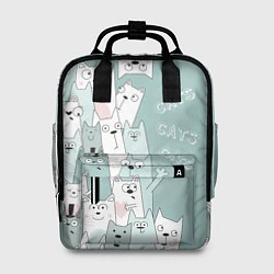 Рюкзак женский Cats World, цвет: 3D-принт