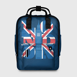 Рюкзак женский London: Great Britain, цвет: 3D-принт