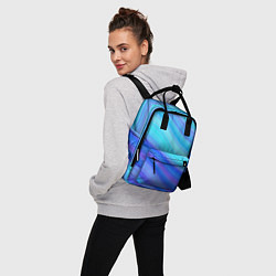 Рюкзак женский Абстракция волны, цвет: 3D-принт — фото 2