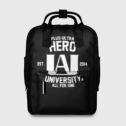 Рюкзак женский My Hero Academia белый лого, цвет: 3D-принт