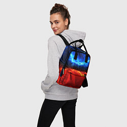 Рюкзак женский Лёд и огонь, цвет: 3D-принт — фото 2