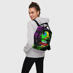 Рюкзак женский BRAWL STARS LEON, цвет: 3D-принт — фото 2