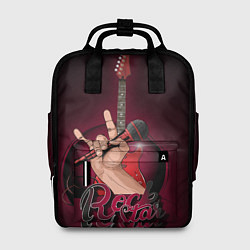 Рюкзак женский Rock Star, цвет: 3D-принт