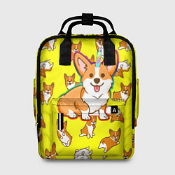 Рюкзак женский Corgi, цвет: 3D-принт