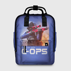 Рюкзак женский Critical Ops, цвет: 3D-принт