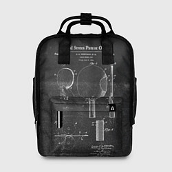 Рюкзак женский Настольный теннис, цвет: 3D-принт