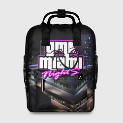Рюкзак женский GTA VI: MIAMI NIGHTS, цвет: 3D-принт