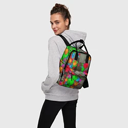 Рюкзак женский Кубики, цвет: 3D-принт — фото 2