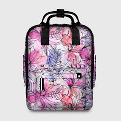 Рюкзак женский Акварельные цветы, цвет: 3D-принт