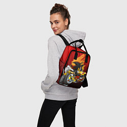 Рюкзак женский Ёж Шедоу, цвет: 3D-принт — фото 2