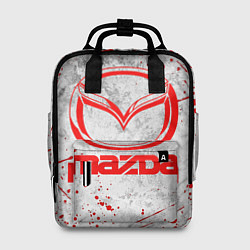 Рюкзак женский MAZDA RED LOGO, цвет: 3D-принт