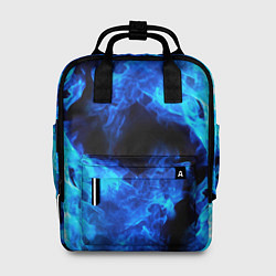 Рюкзак женский СИНИЙ ОГОНЬ, цвет: 3D-принт