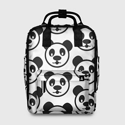 Рюкзак женский Panda, цвет: 3D-принт