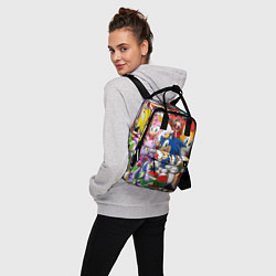 Рюкзак женский Sonic ПЕРСОНАЖИ, цвет: 3D-принт — фото 2