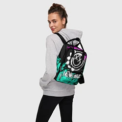 Рюкзак женский Blink-182 5, цвет: 3D-принт — фото 2