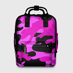 Рюкзак женский Цветной камуфляж, цвет: 3D-принт