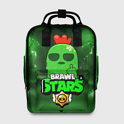 Рюкзак женский Brawl Stars SPIKE, цвет: 3D-принт