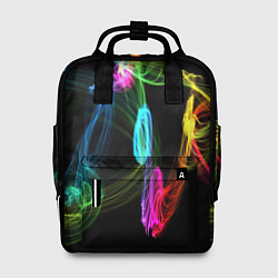Рюкзак женский НЕОНОВЫЙ ДЫМ, цвет: 3D-принт