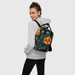 Рюкзак женский Осенние тыквы, цвет: 3D-принт — фото 2