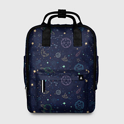 Рюкзак женский Далекий космос, цвет: 3D-принт