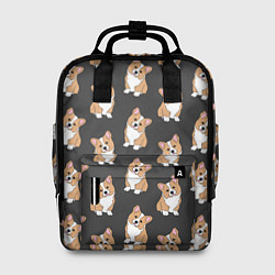 Рюкзак женский Корги малыши, цвет: 3D-принт