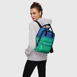 Рюкзак женский Море, цвет: 3D-принт — фото 2