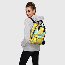 Рюкзак женский Лимончики, цвет: 3D-принт — фото 2