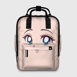 Рюкзак женский Surprised anime face, цвет: 3D-принт