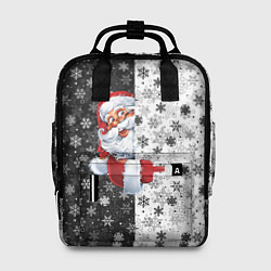 Рюкзак женский Дед Мороз, цвет: 3D-принт