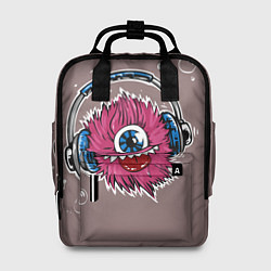 Рюкзак женский Наслаждайся музыкой, цвет: 3D-принт