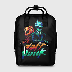 Рюкзак женский Daft Punk, цвет: 3D-принт