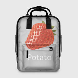 Рюкзак женский Strawberry potatoes, цвет: 3D-принт