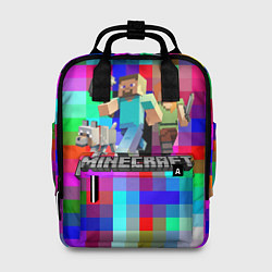 Рюкзак женский MINECRAFT МАЙНКРАФТ, цвет: 3D-принт