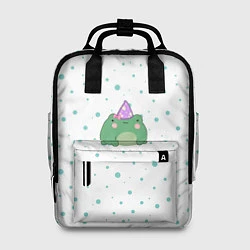 Рюкзак женский Лягушка-маг, цвет: 3D-принт