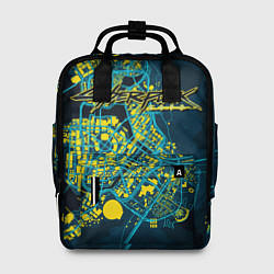 Рюкзак женский Cyberpunk, цвет: 3D-принт