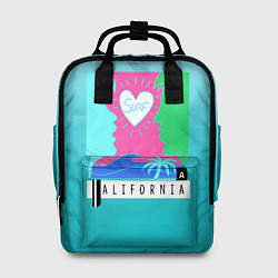 Рюкзак женский CALIFORNIA SURF, цвет: 3D-принт