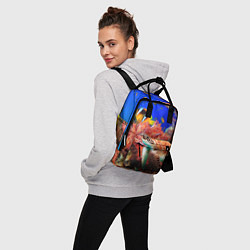 Рюкзак женский Морская черепаха, цвет: 3D-принт — фото 2