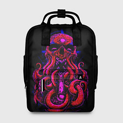 Рюкзак женский Череп Осьминог Octopus Skull, цвет: 3D-принт