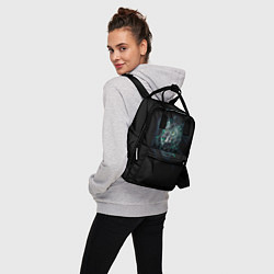 Рюкзак женский ВоЛк во Тьме, цвет: 3D-принт — фото 2