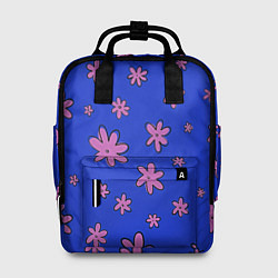 Рюкзак женский Цветочки рисованные, цвет: 3D-принт