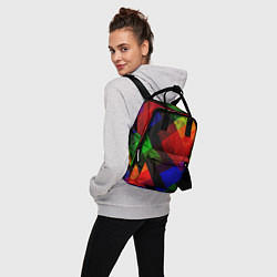 Рюкзак женский Яркий геометрический узор, цвет: 3D-принт — фото 2