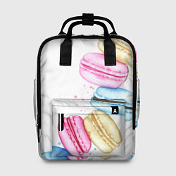 Рюкзак женский Macarons Нежный десерт, цвет: 3D-принт