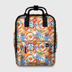 Рюкзак женский Летний абстрактный узор, цвет: 3D-принт