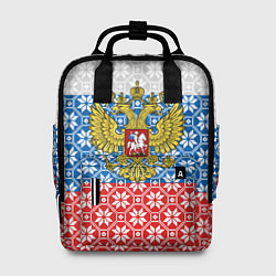 Рюкзак женский Россия Алатырь, цвет: 3D-принт
